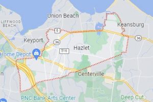 Special Needs Camp Programs Hazlet NJ Map